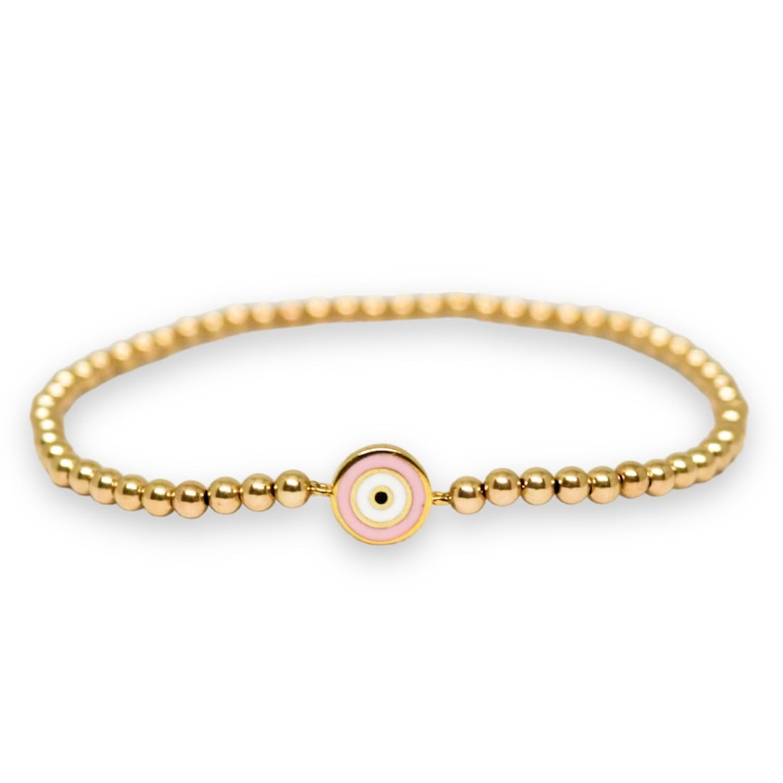 Kaitlyn Pink Gold Elastic Bracelet