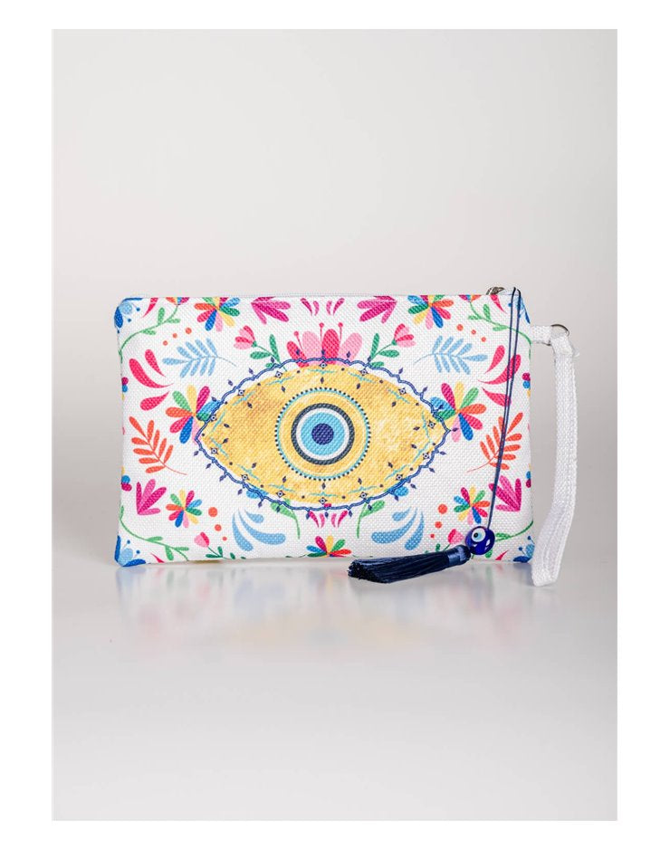 Colourful Evil Eye Clutch