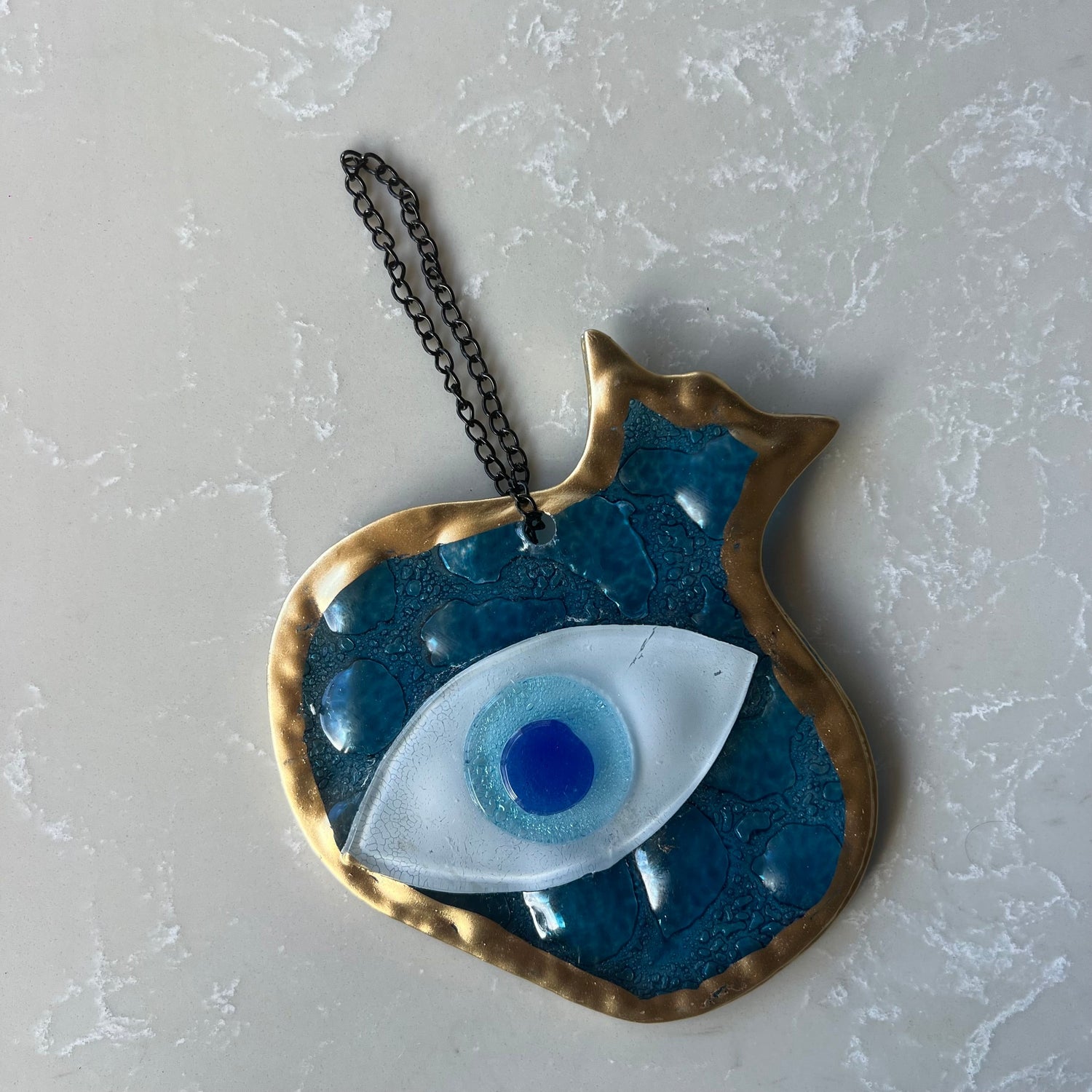 Pomegranate Evil Eye Light Blue