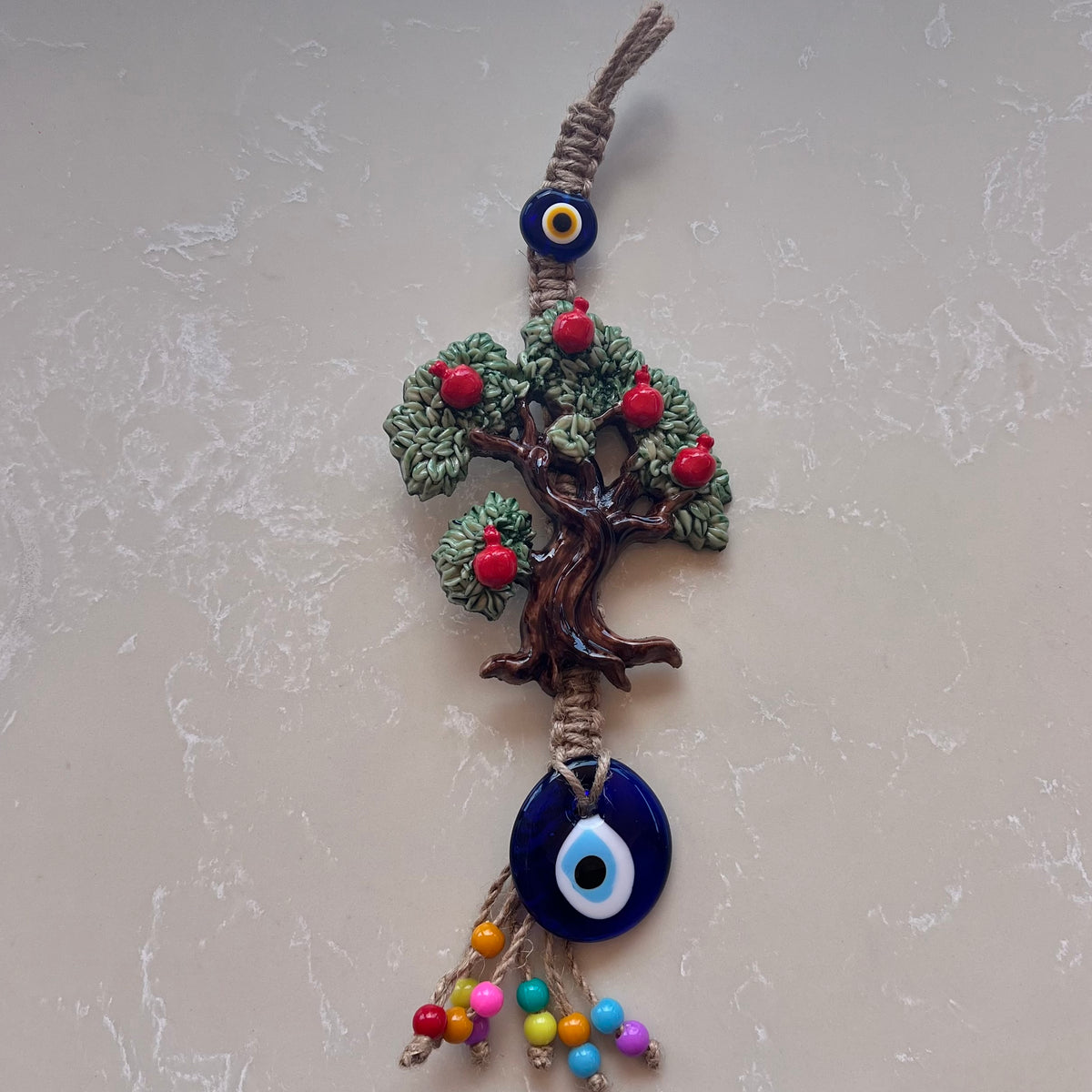 Pomegranate Tree Eye Wall Ornament