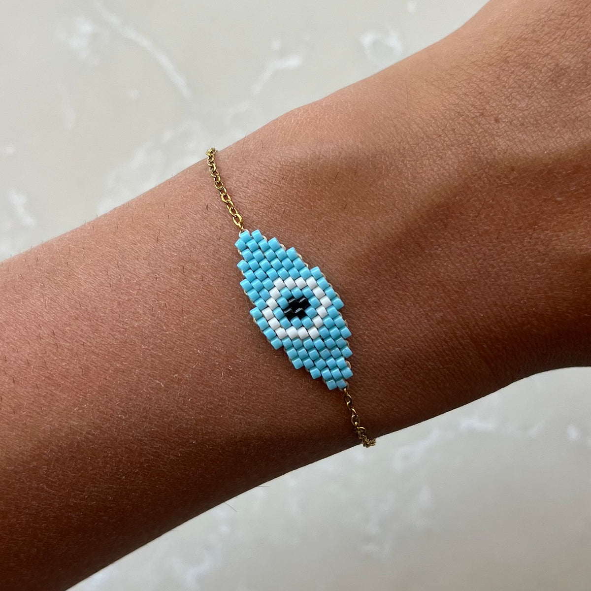 Kalliopi Evil Eye Chain Bracelet