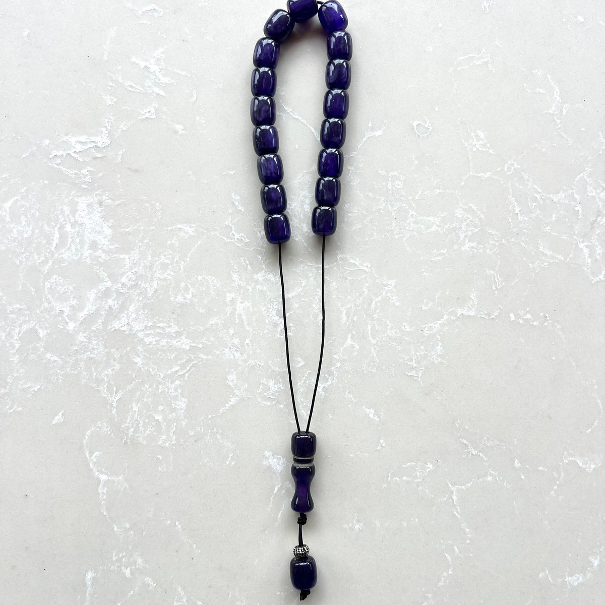 Komboloi Amethyst Beads