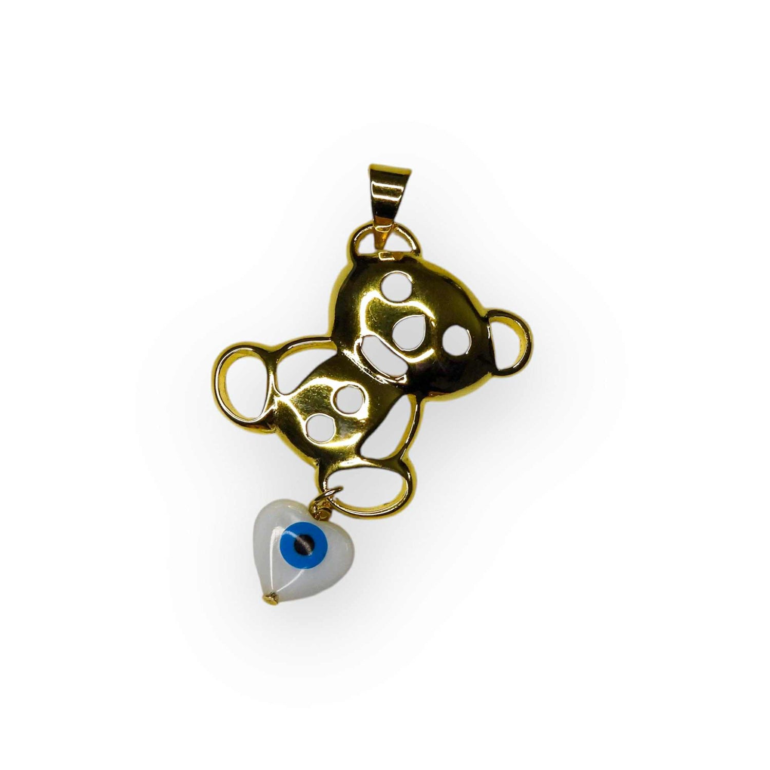 Teddy Bear Gold Pendant