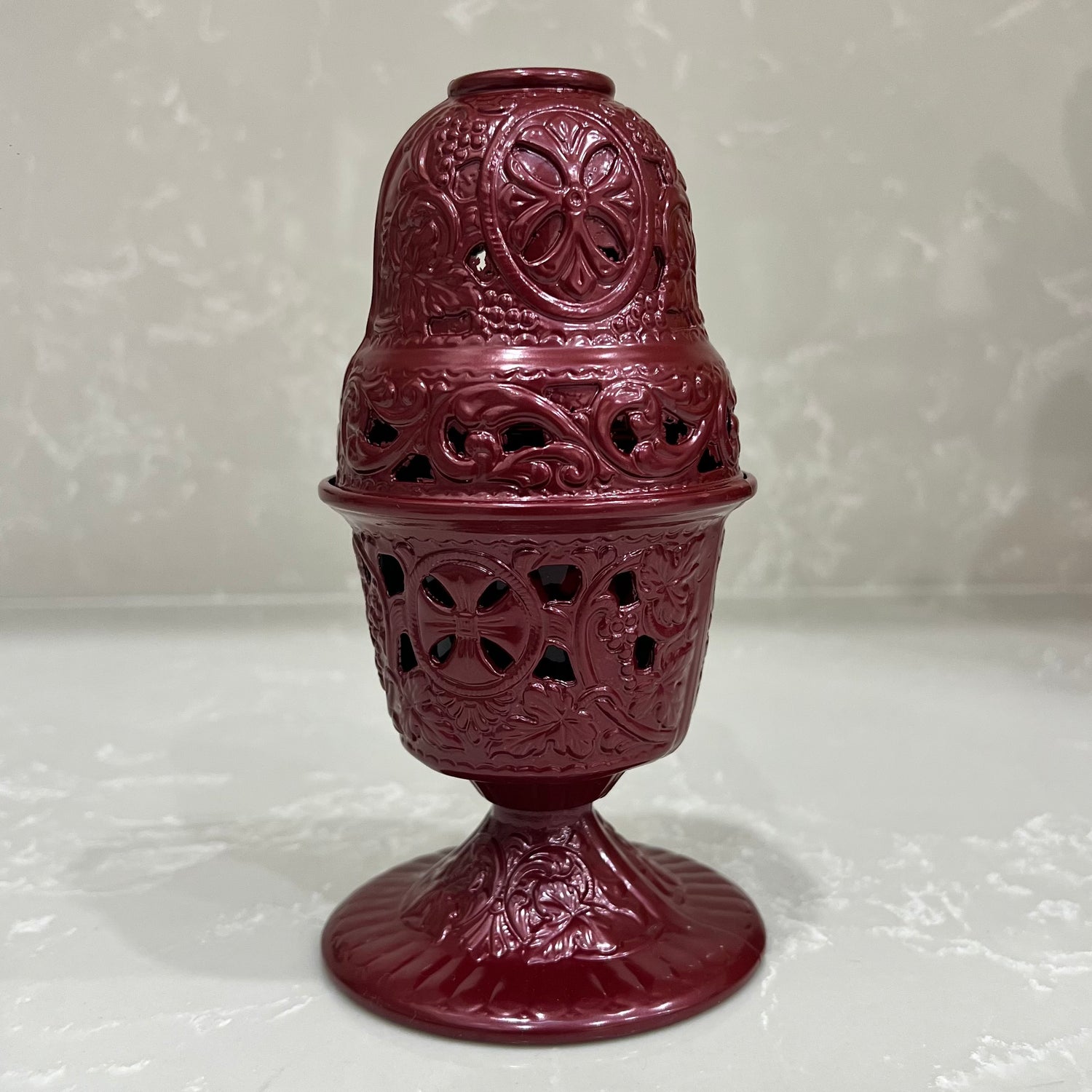 Red Aluminium Kandili