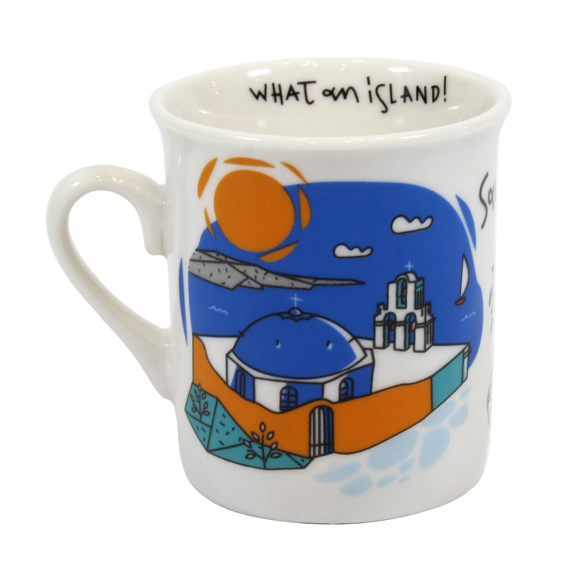 Santorini Porcelain Espresso Mug