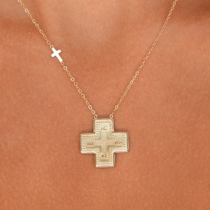Cross ICXC NIKA Gold Necklace