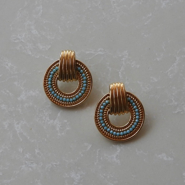 Milos Turquoise Studs