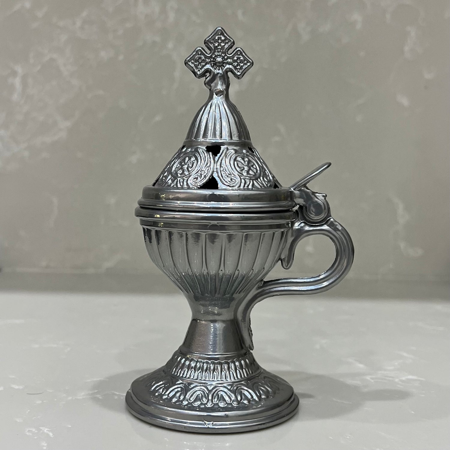 Silver Aluminium Thimiato