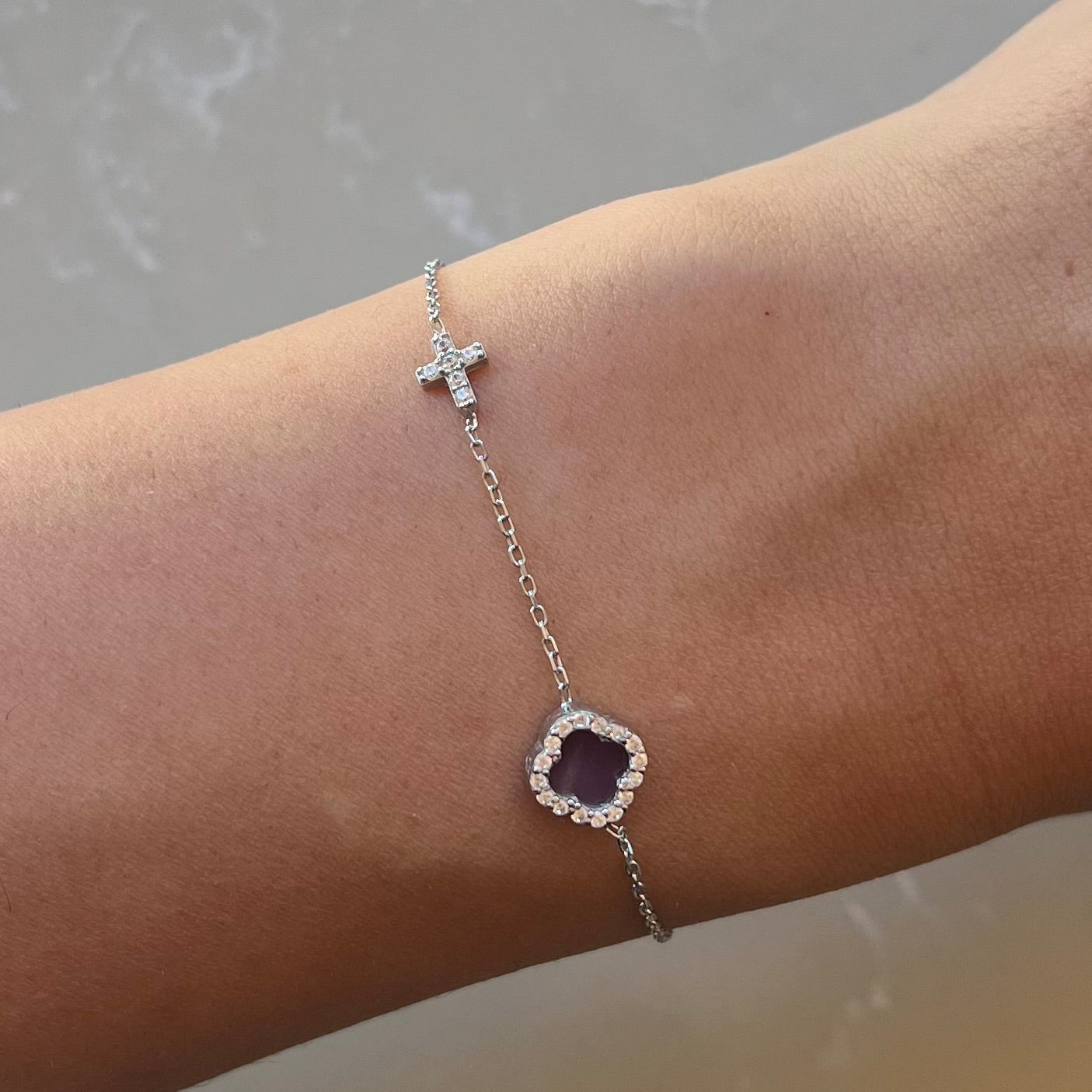 Gaia Silver Aubergine