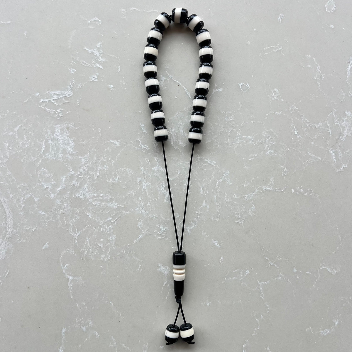 Komboloi Zebra Beads