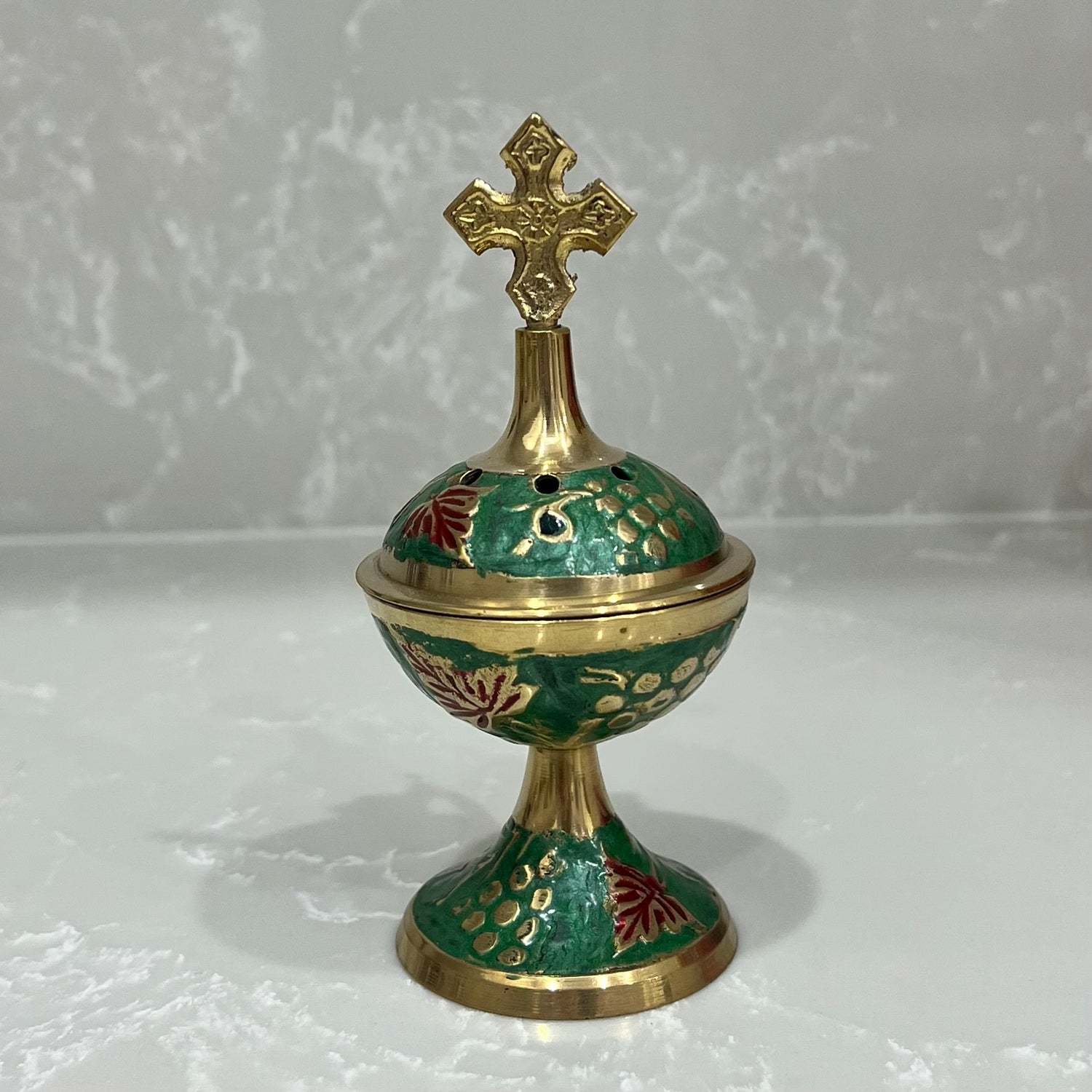 Green Enamel Thimiato