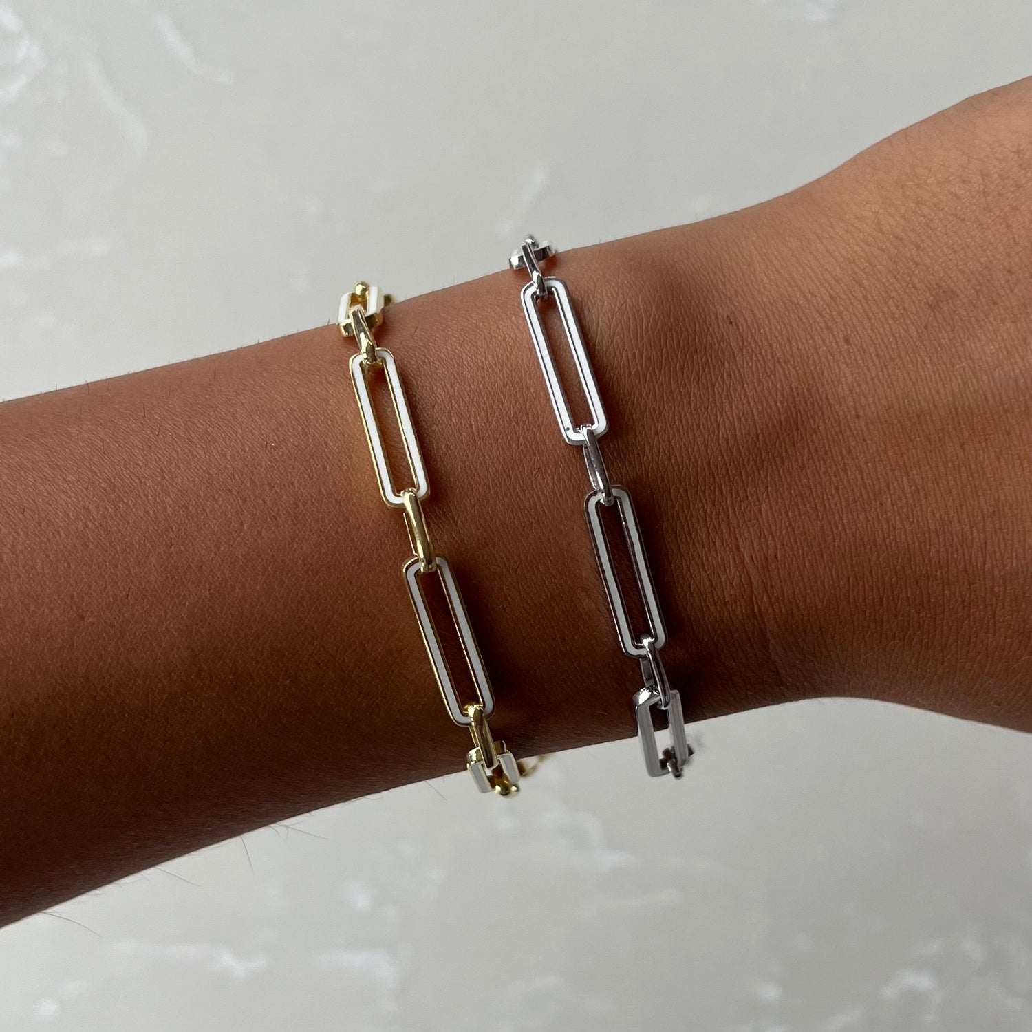 Zena Paperclip Chain Bracelet