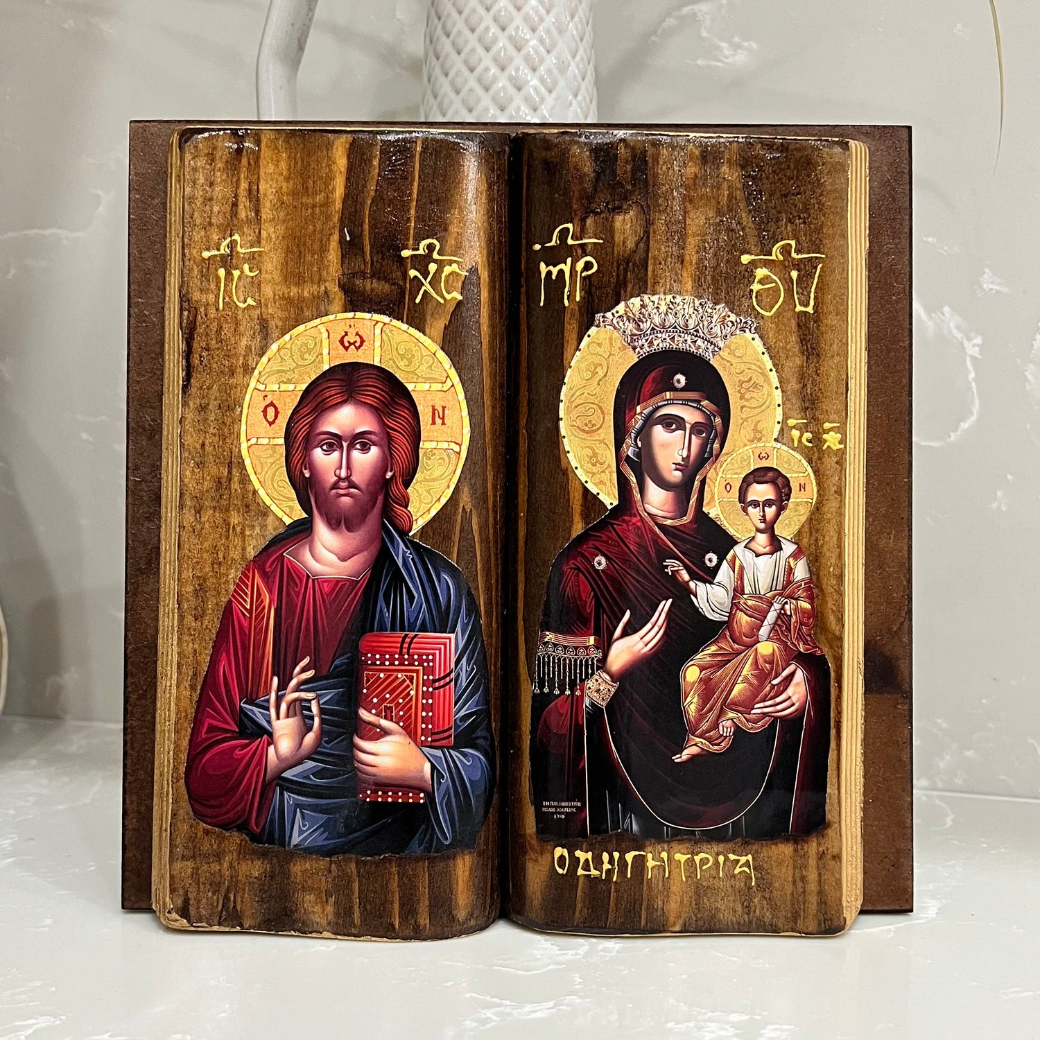 Jesus & Virgin Mary Icon