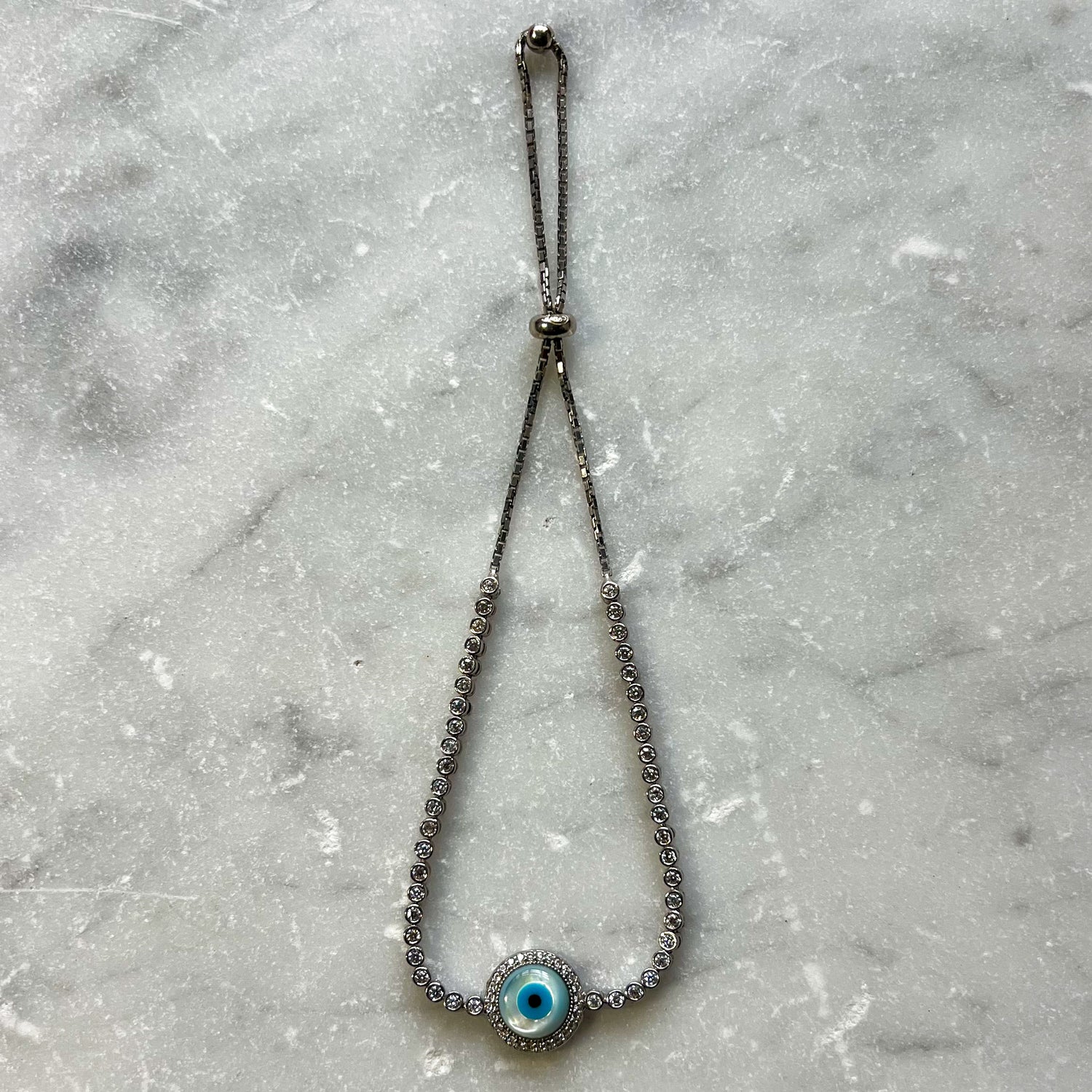 Rowena Silver Adjustable Bracelet