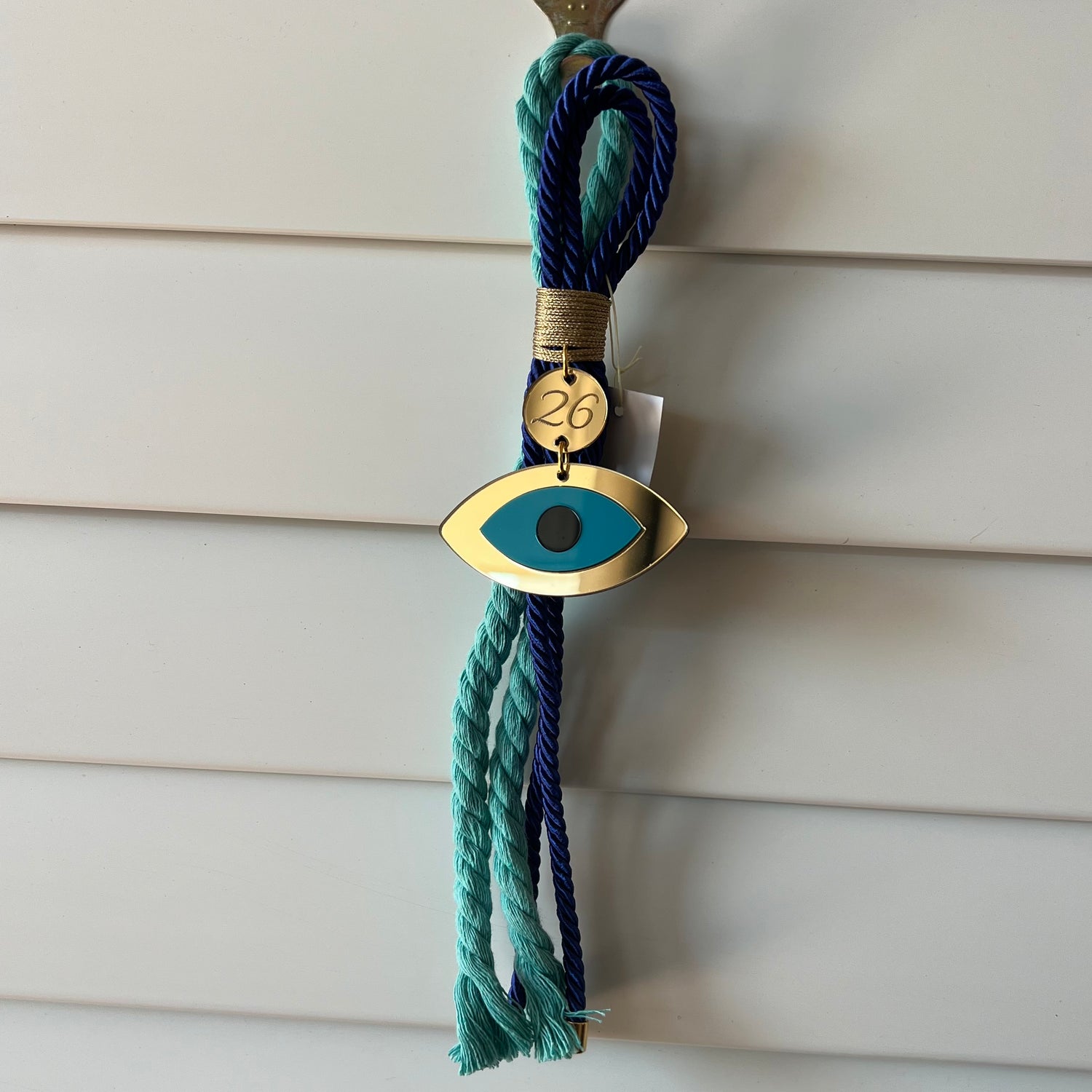 Gouri Turquoise & Gold Eye Plexiglass