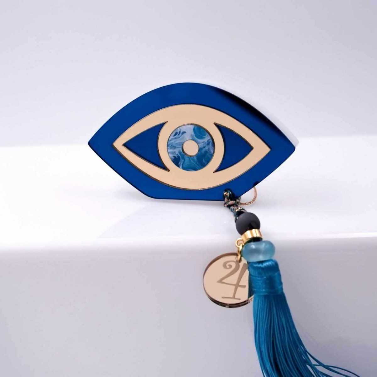 Gouri Blue & Gold Eye