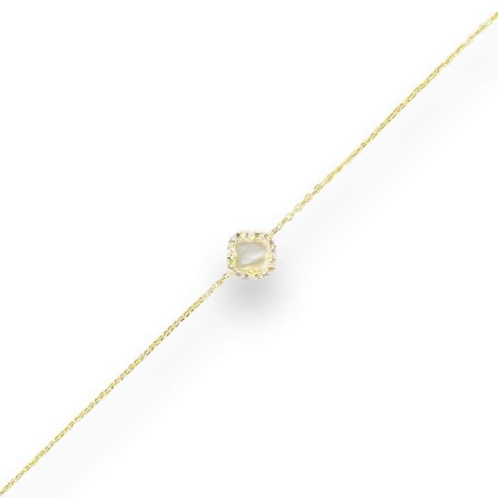Hermes Gold Pearl Chain Bracelet