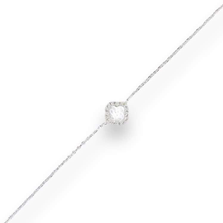 Hermes Silver Pearl Chain Bracelet