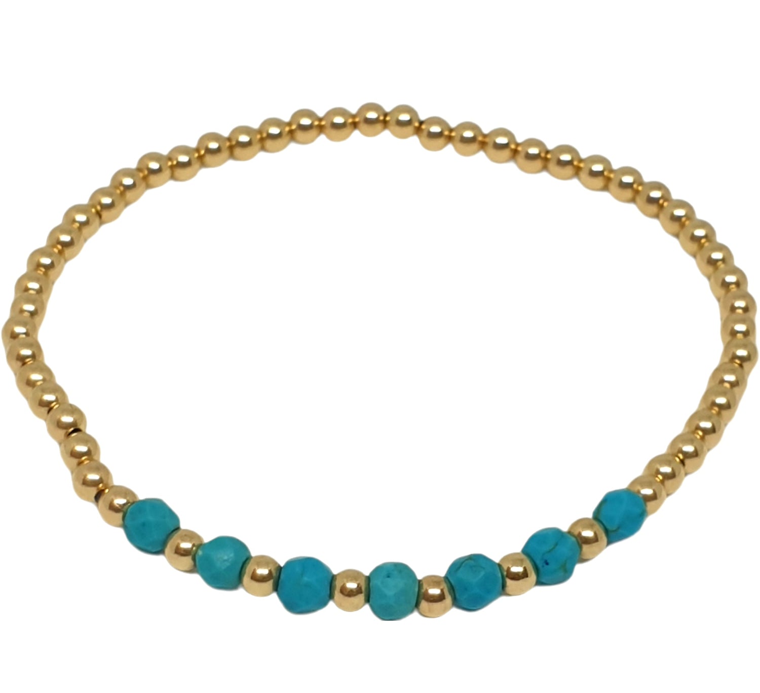 Larissa Gold Elastic Bracelet